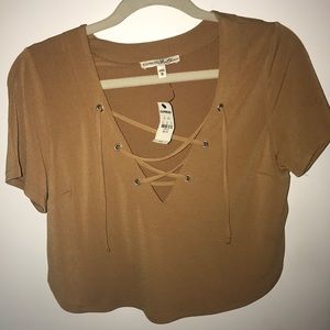 NWT Express Lace Up Crop Top!